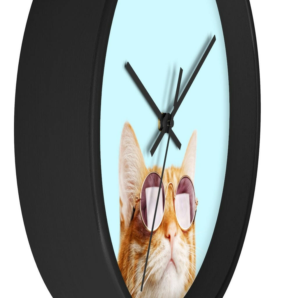 Cat is Alway's Right Wall clock.