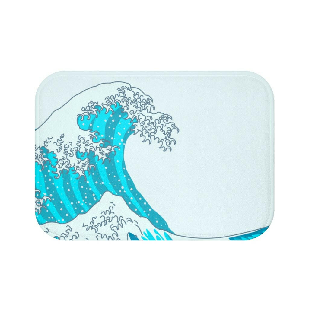 Waves Bath Mat.