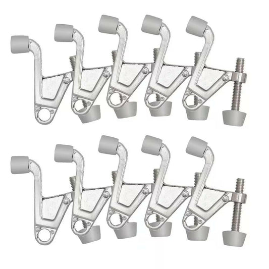 Satin Nickel Jumbo Hinge Pin Door Stop (10-Pack).