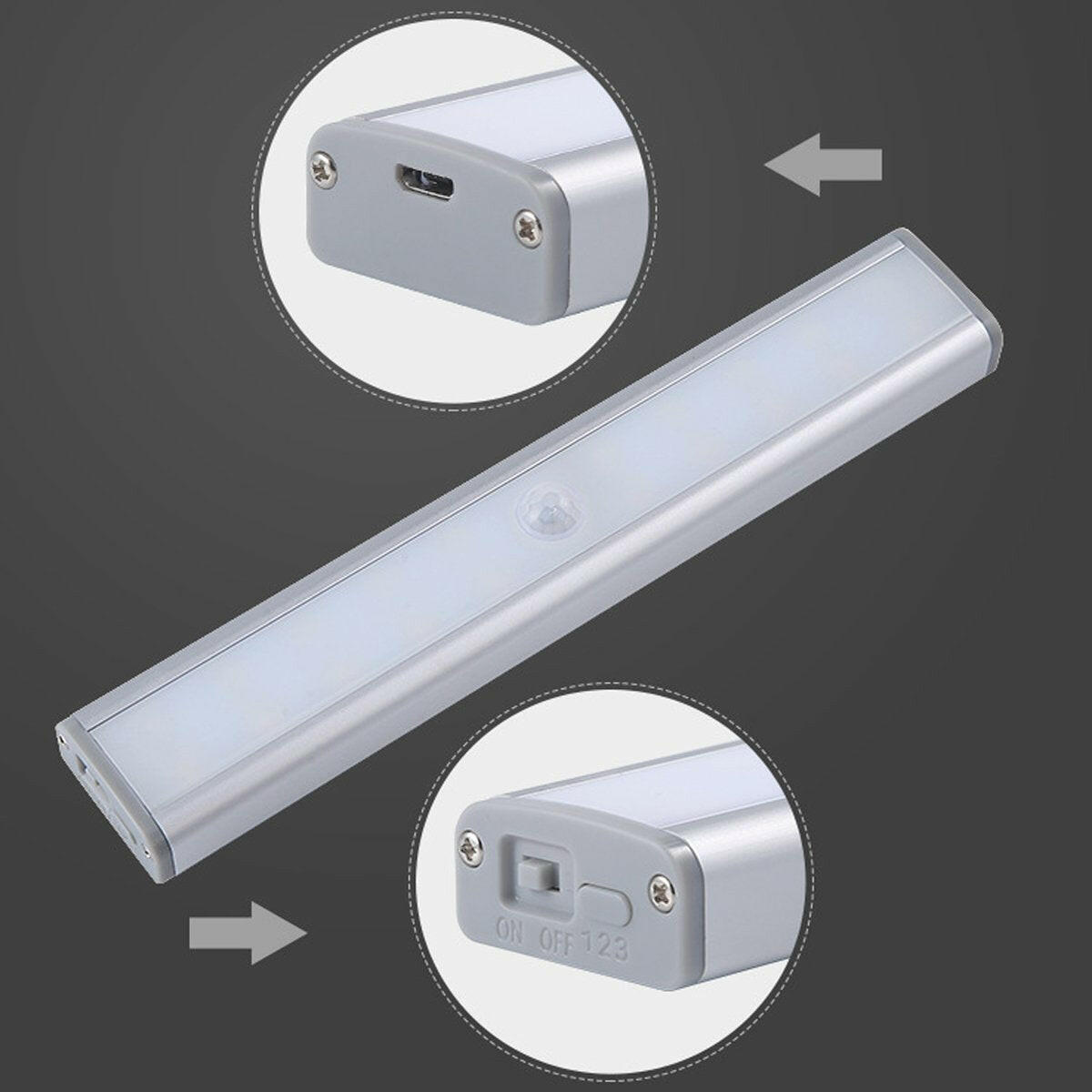 Let There Be Light 20 Motion LED Lights Rechargeable Battery.