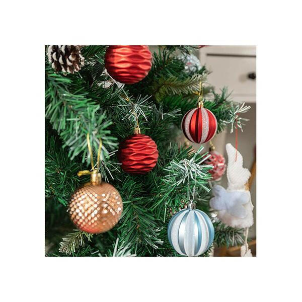 12 Pcs Christmas Supplies Gift Decoration Balls 6Cm.