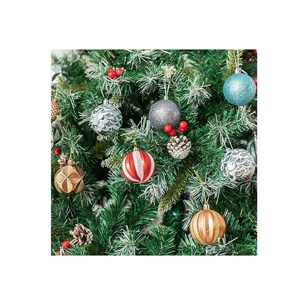 12 Pcs Christmas Supplies Gift Decoration Balls 6Cm.