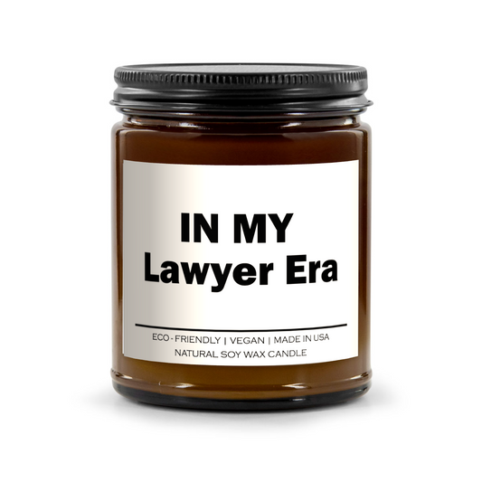 In My Lawyer Era Candle