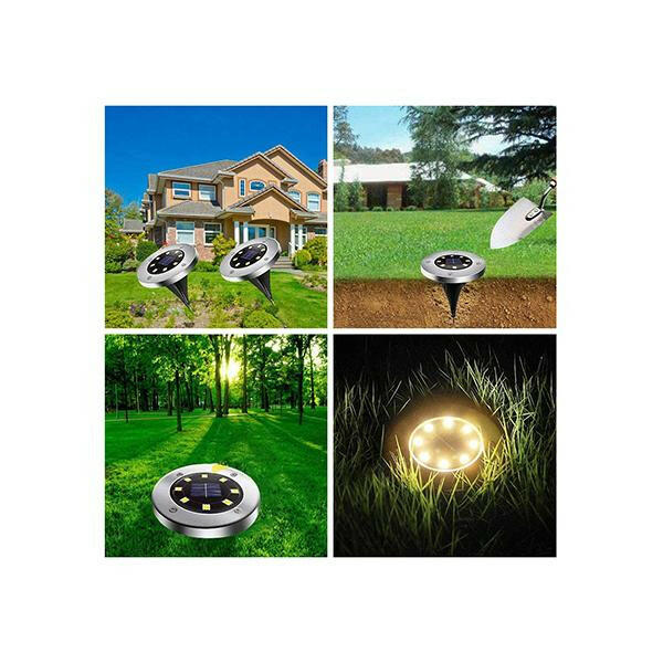 8 Led Solar Underground Light.