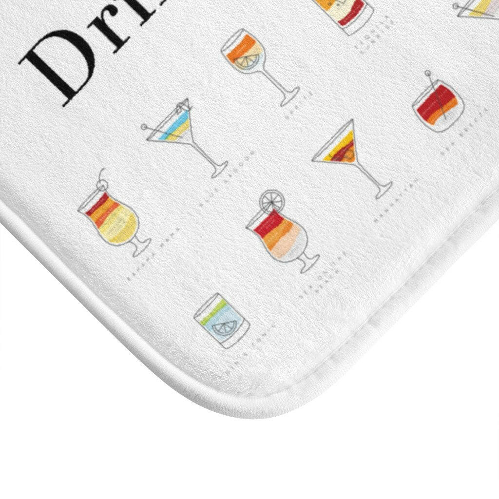 Drink Cocktail Bath Mat Home Accents.