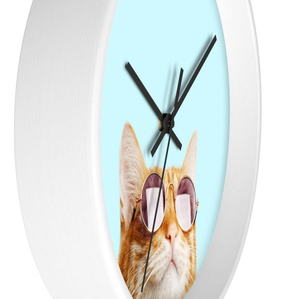 Cat is Alway's Right Wall clock.