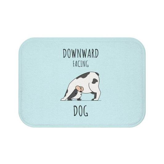 Downward Facing Dog Yoga Bath Mat.