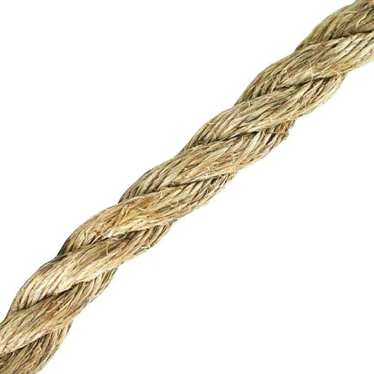 1 In. X 1 Ft. Manila Twist Rope, Natural.