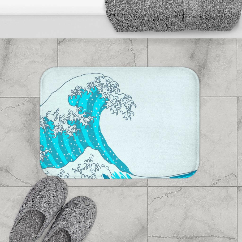 Waves Bath Mat.