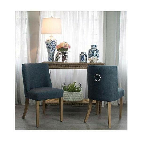 2 Ophelia Dining Chair Denim Blue.