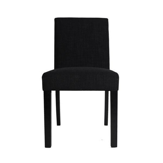 2 Tom Dining Chair Black Flat Pack.