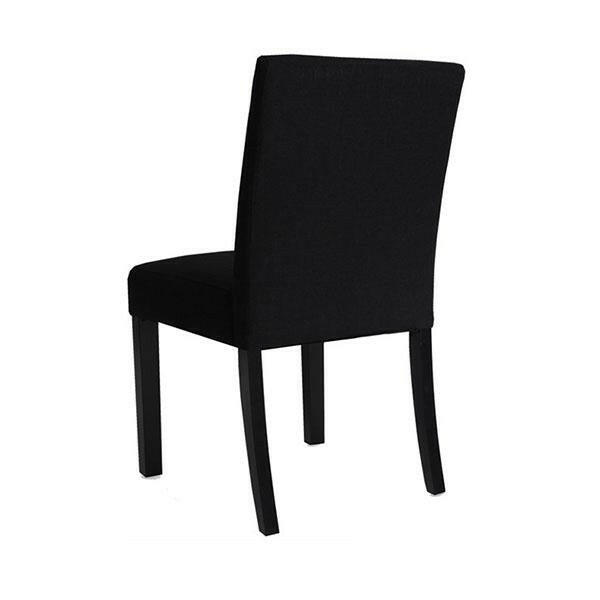 2 Tom Dining Chair Black Flat Pack.