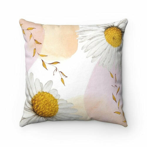 Daisies Cushion Home Decoration Accents - 4 Sizes.