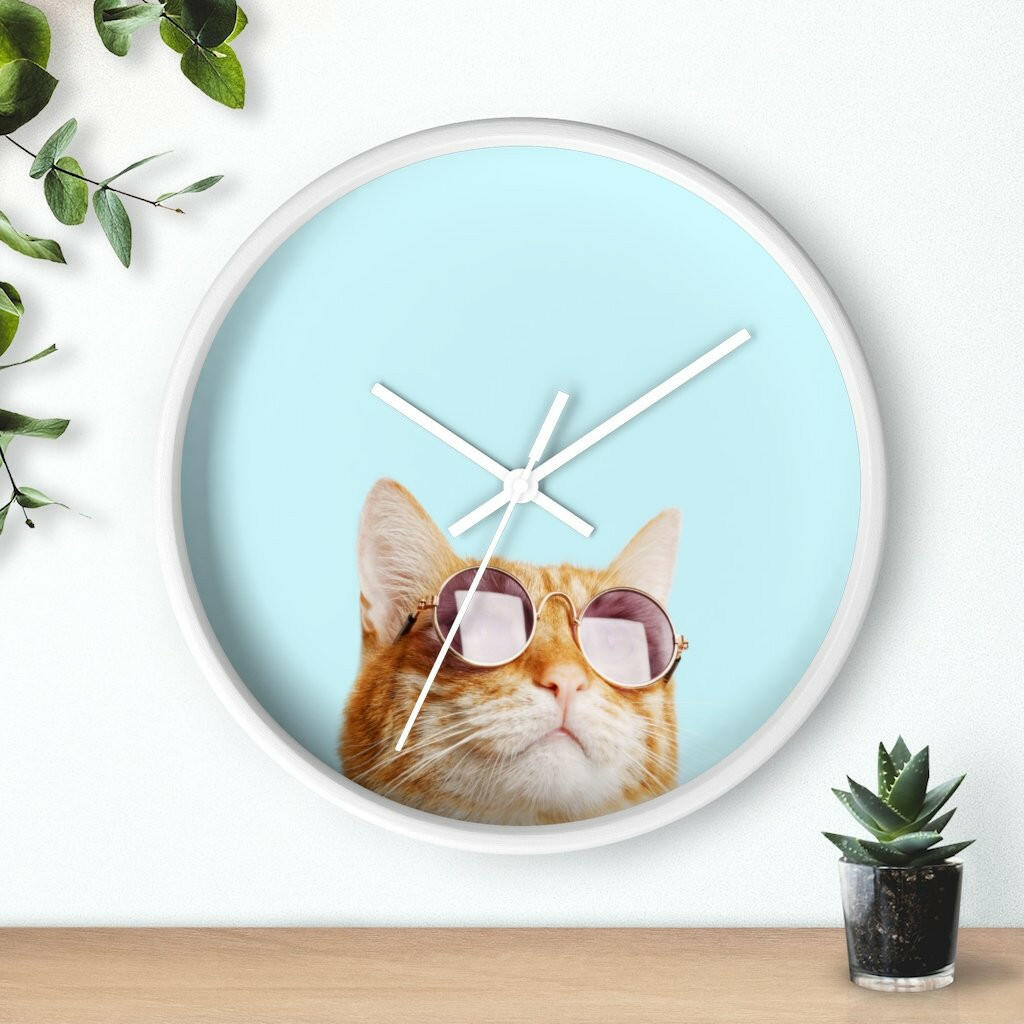 Cat is Alway's Right Wall clock.