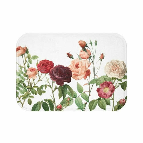 Rose Garden Bath Mat Home Accents.