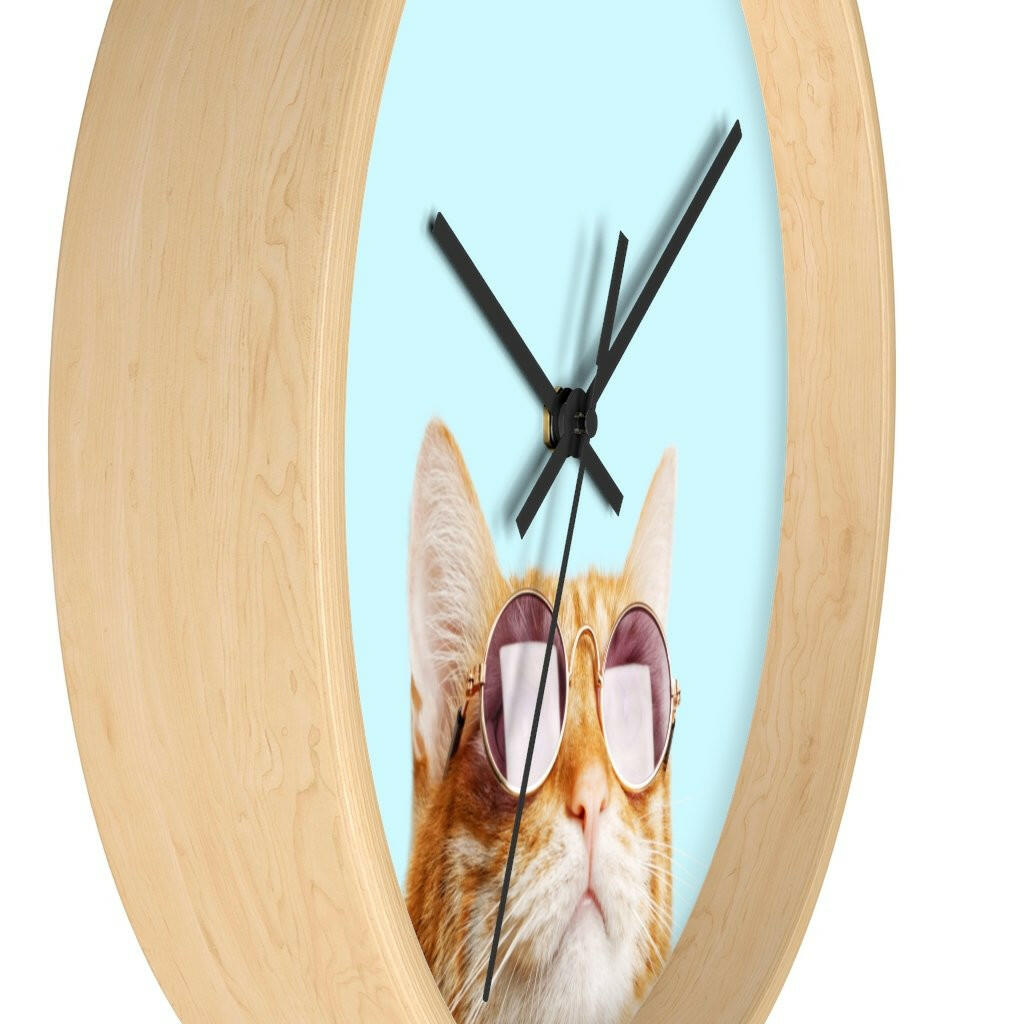 Cat is Alway's Right Wall clock.