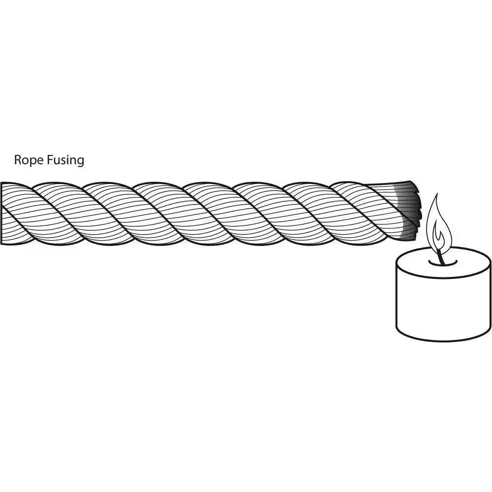 1/4 In. X 100 Ft. Black and Yellow Diamond Braid Polypropylene Rope with Winder.