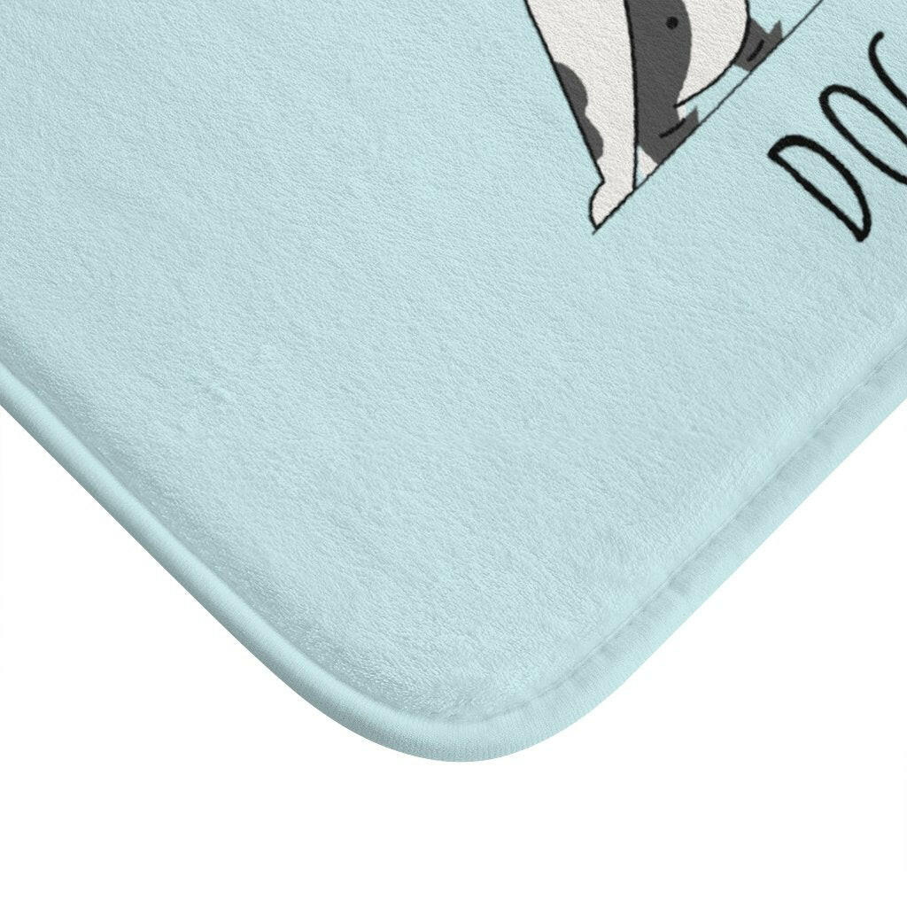 Downward Facing Dog Yoga Bath Mat.