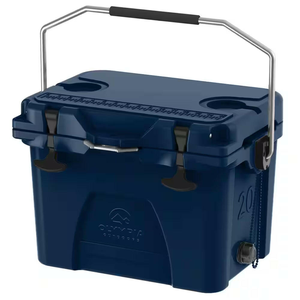 High Performance Blue 20 QT. Portable Chest Cooler - Durable Construction, Insulated Design, Outdoor Ready.