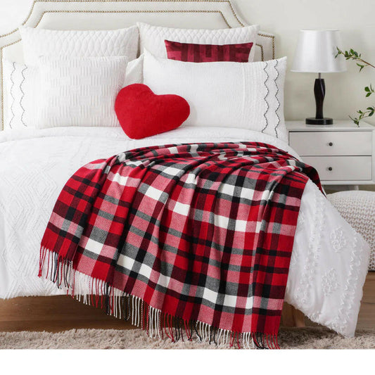 Red Buffalo Plaid Throw.