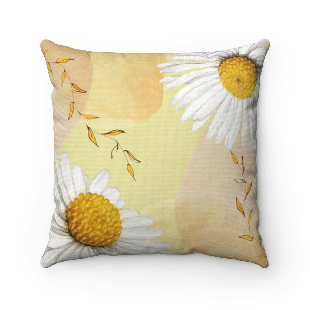 Daisies Cushion Home Decoration Accents - 4 Sizes.