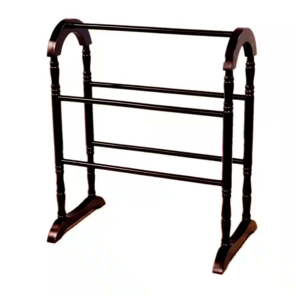 Contemporary Wooden Coat Rack/Quilt Rack in Espresso.