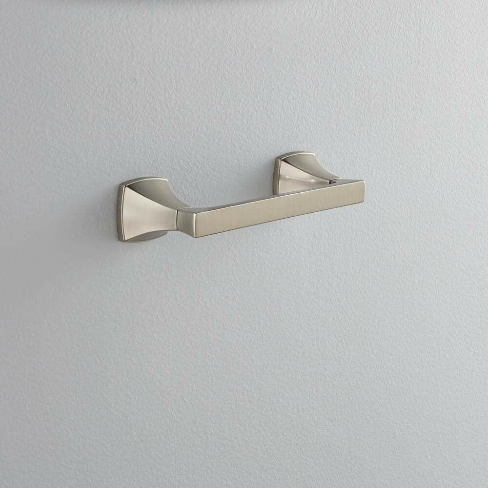 Venturi Toilet Paper Holder in Spot Defense Brushed Nickel.