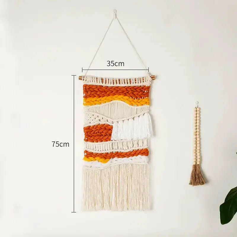 Hand Woven Cotton Wall Art.