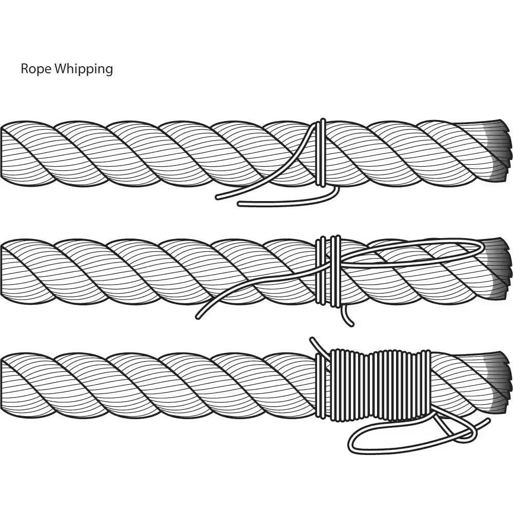 1 In. X 1 Ft. Manila Twist Rope, Natural.