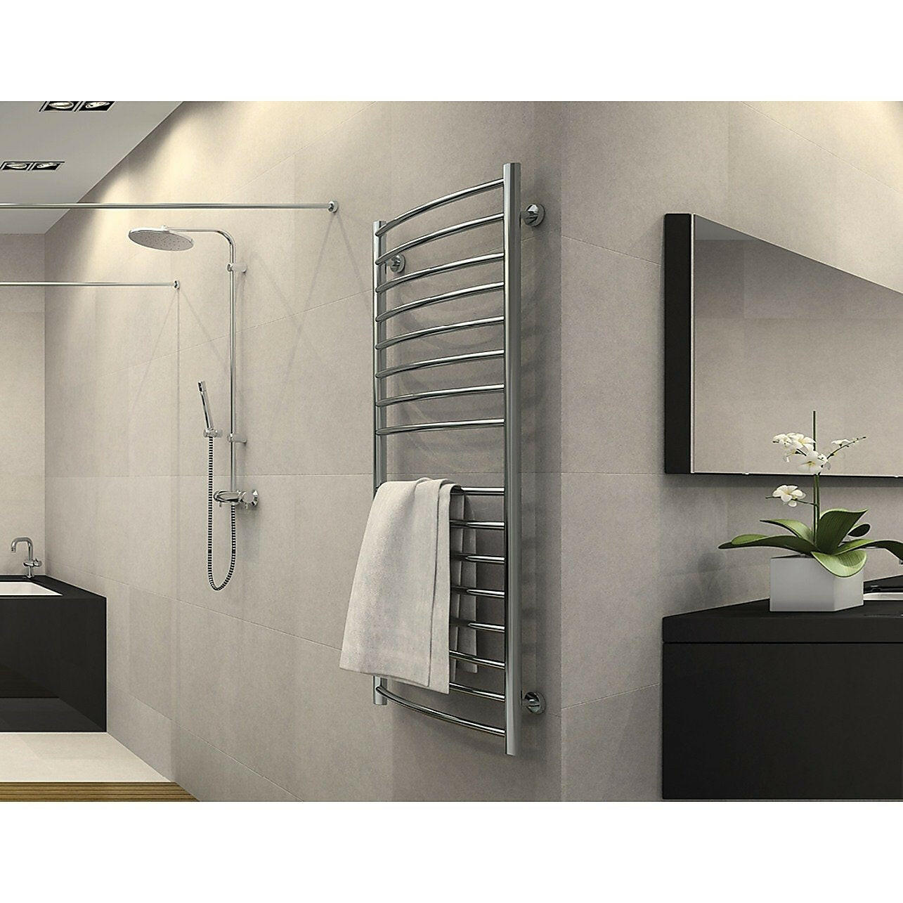 Electric Heated Bathroom Towel Rack / Rails -200w.