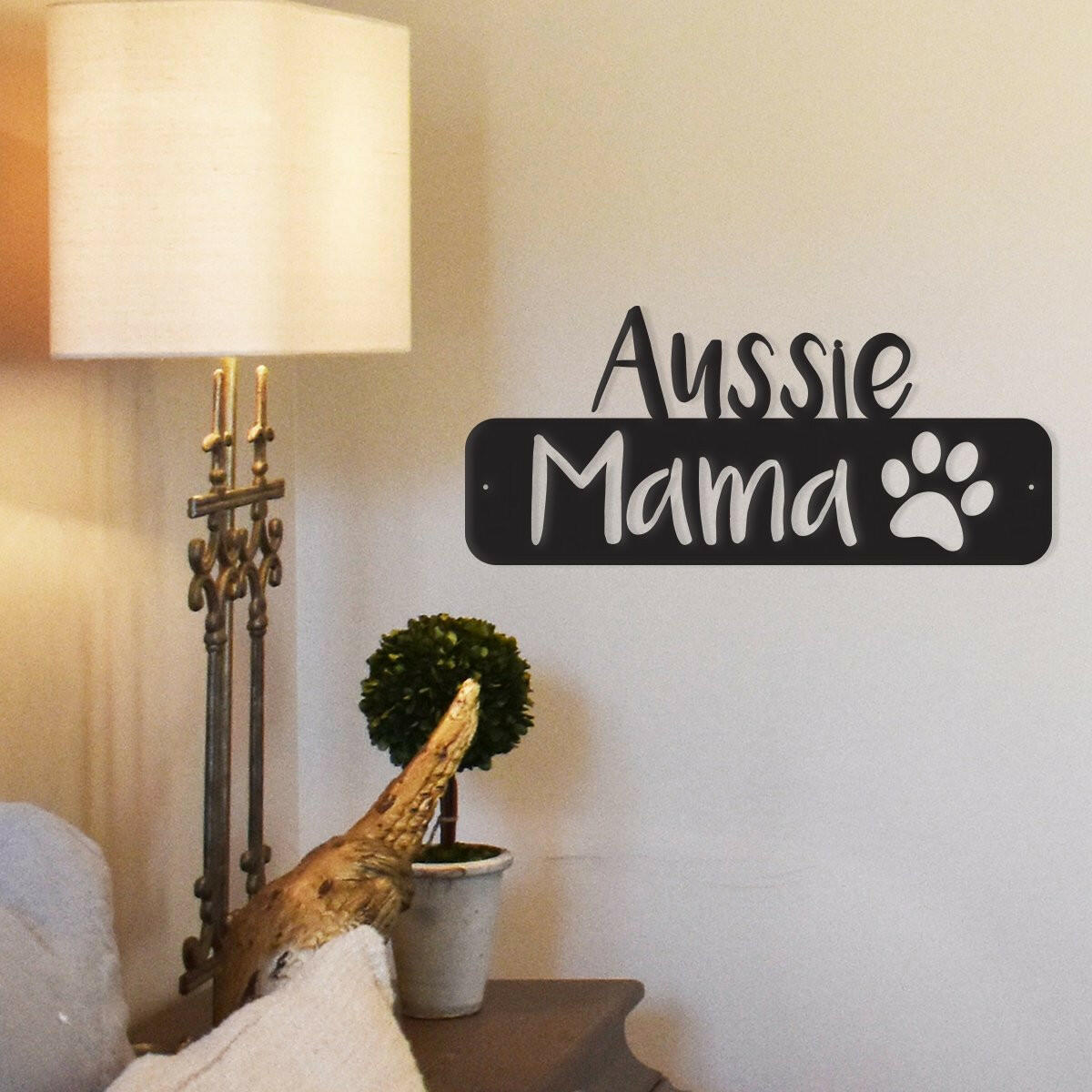 Dog Mama - Metal Wall Art/Decor.