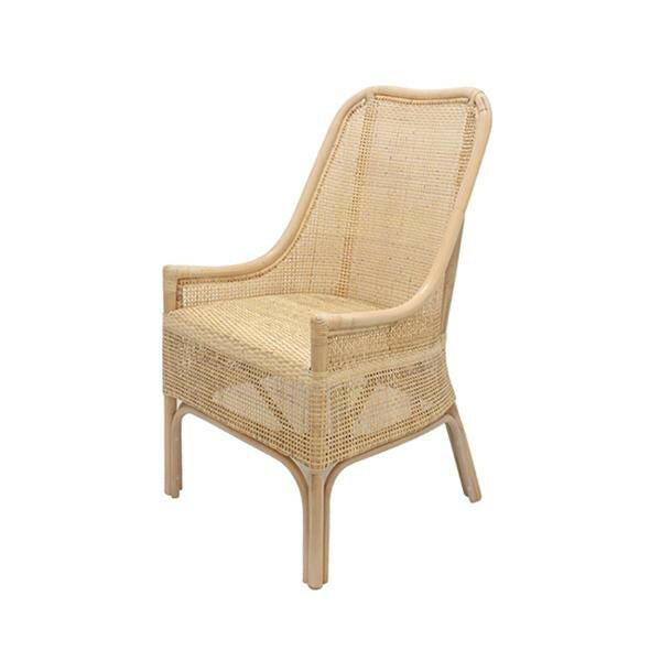 Brunch Rattan Chair Whitewash.