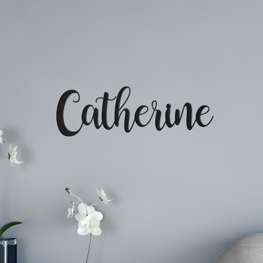 Custom Name Sign - Metal Wall Art/Decor.