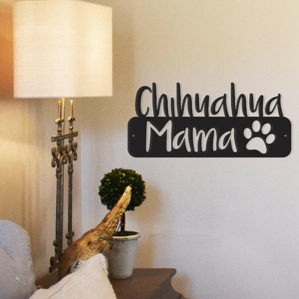 Dog Mama - Metal Wall Art/Decor.