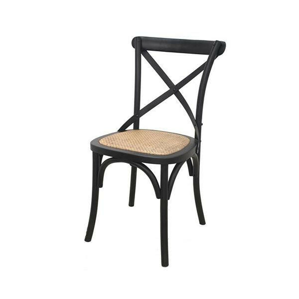 Crossback Dining Chair Black.