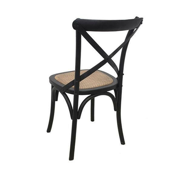 Crossback Dining Chair Black.