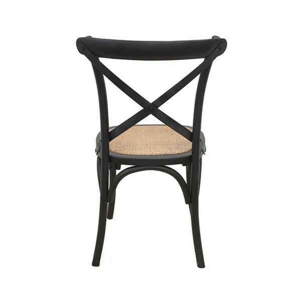 Crossback Dining Chair Black.