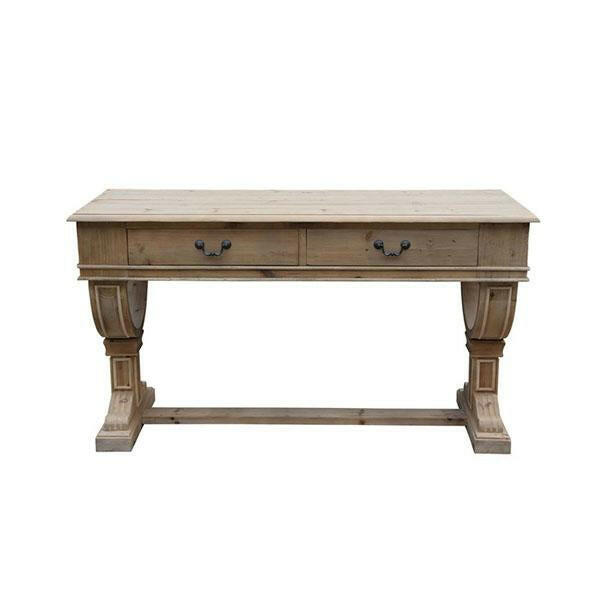 Curtis 2 Drawer Petite Console Natural.