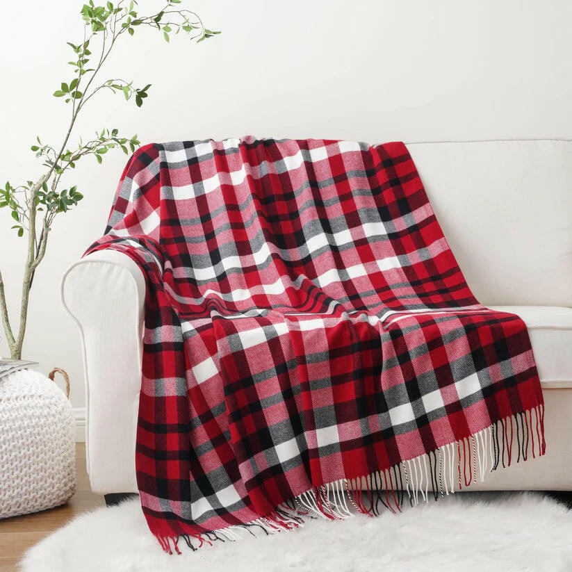 Red Buffalo Plaid Throw.