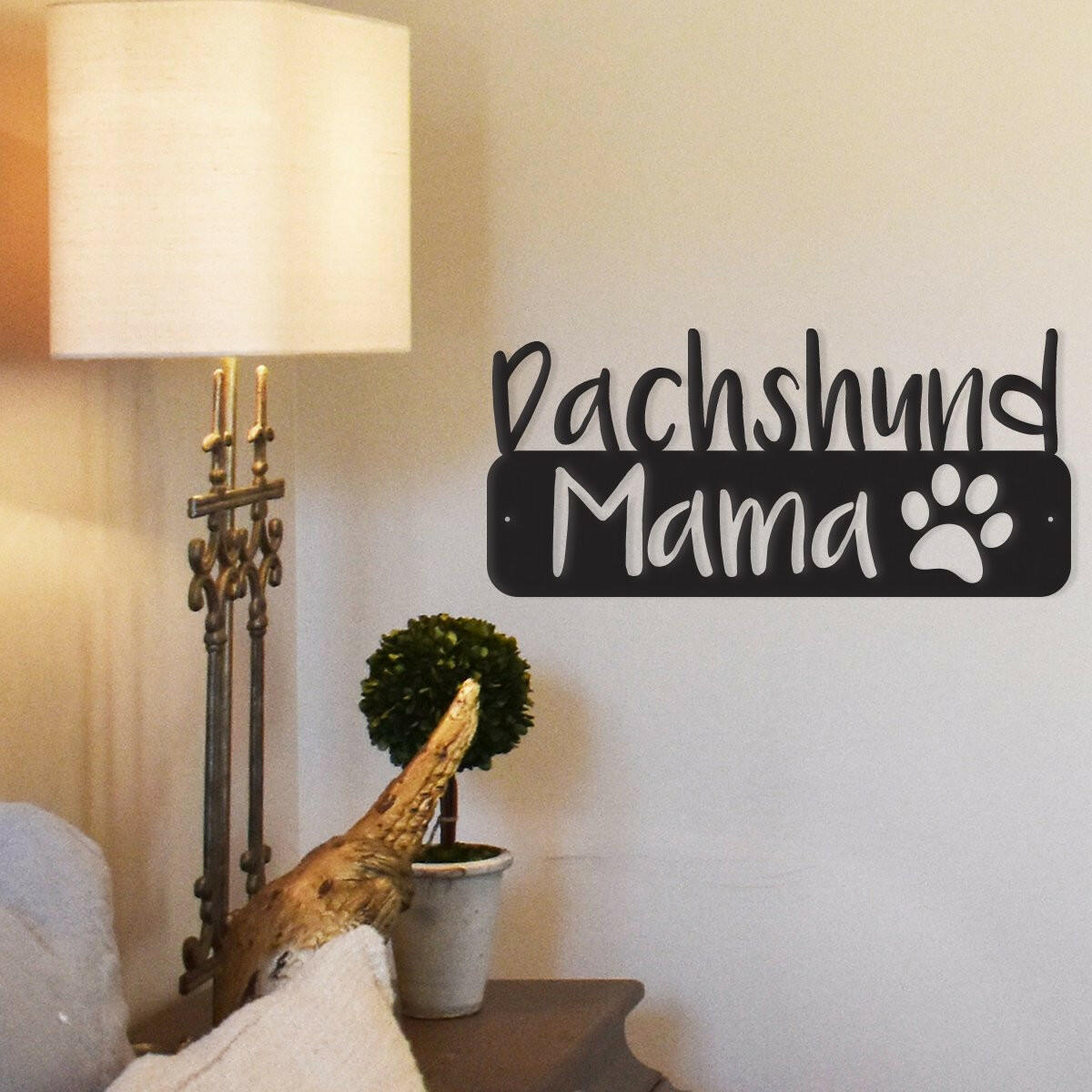 Dog Mama - Metal Wall Art/Decor.