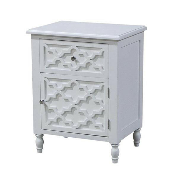 Daintree Bedside Or Side Table White.