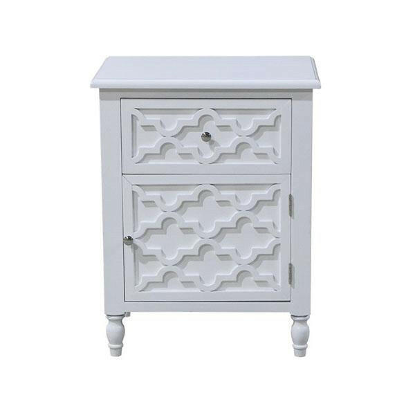 Daintree Bedside Or Side Table White.