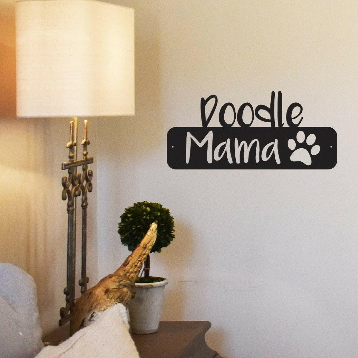 Dog Mama - Metal Wall Art/Decor.