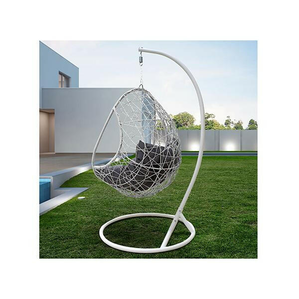 Egg Chair Swing Lounge Hammock Pod Wicker Curved.