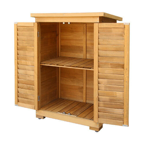 Gardeon Portable Wooden Garden Storage Cabinet.