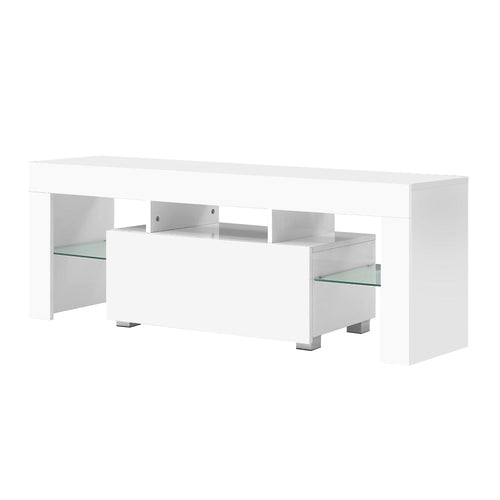 Artiss 130cm RGB LED TV Stand Cabinet Entertainment Unit Gloss