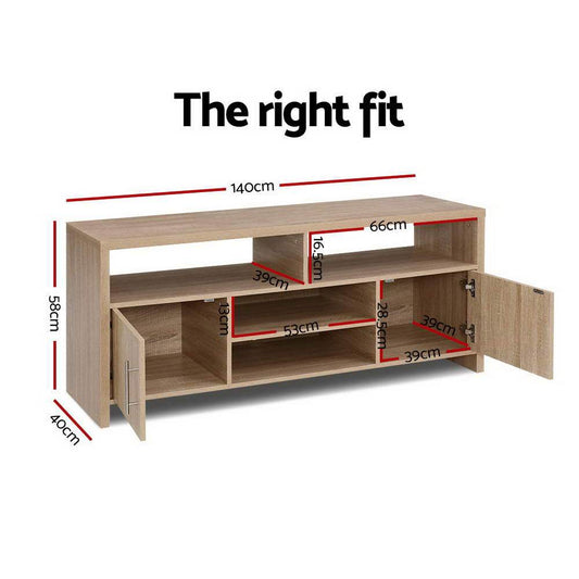 Artiss TV Cabinet Entertainment Unit Stand Storage Shelf Sideboard