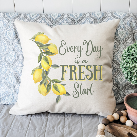 Fresh Start Pillow Cover