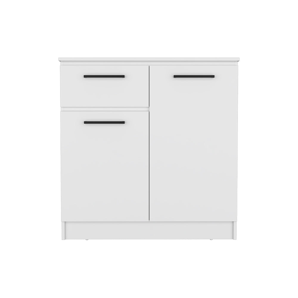 Multi-Functional Dresser Carlin, Top Surface as TV Stand, White Finish