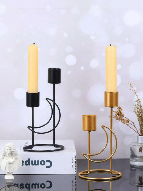 Gold Candlestick Holder.